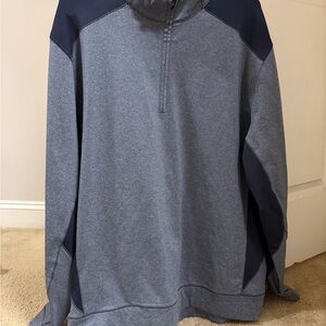 Men's Blue Quarter-Zip Pullover -- Cutter & Buck